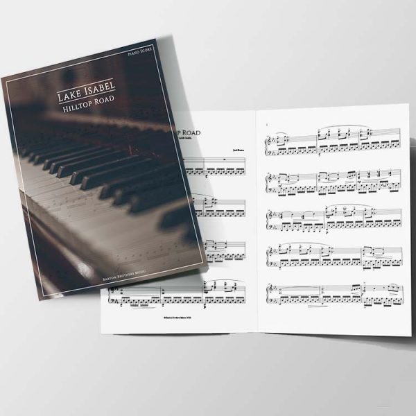 sheet music preview for hilltop road by lake isabel